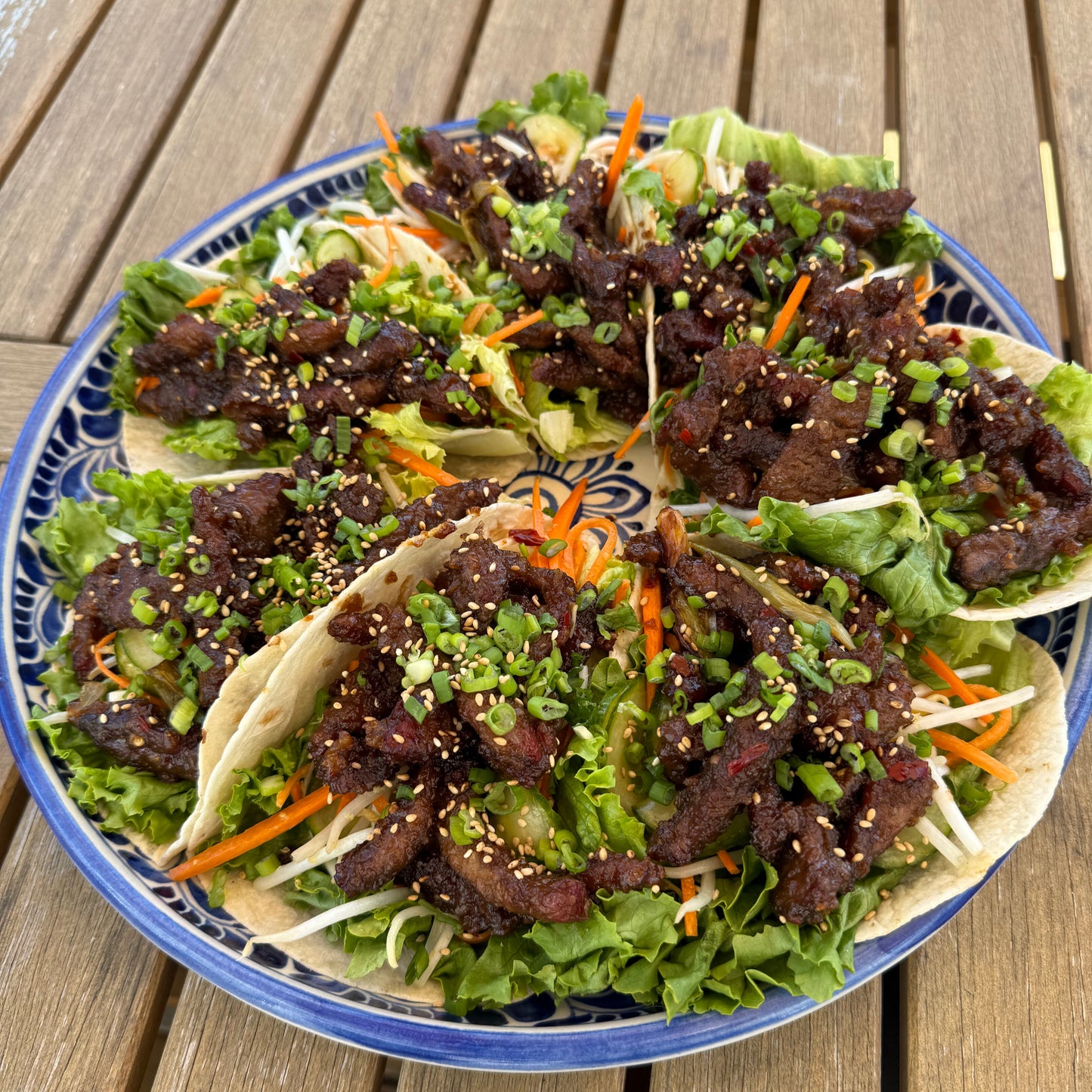 Reverse Smoked & Fried Szechuan Crispy Beef Tacos