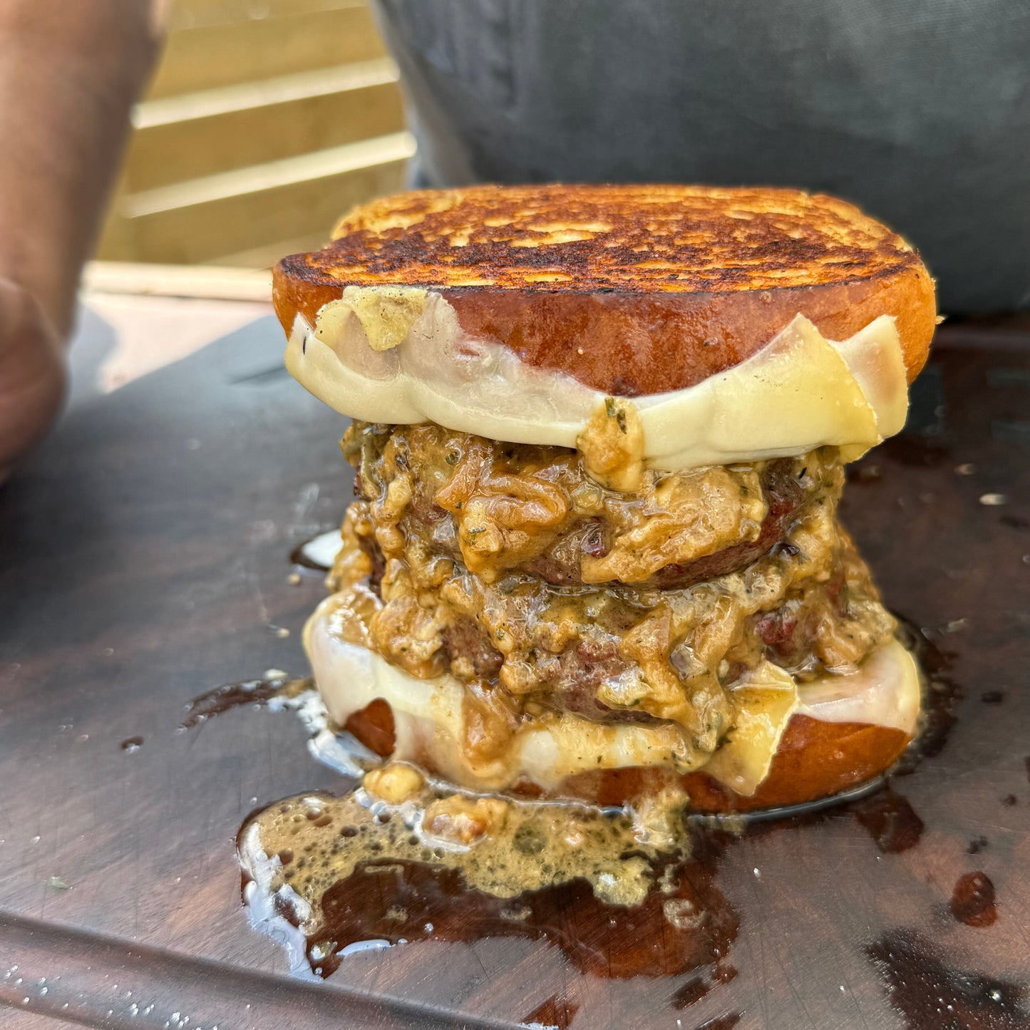 smoked steakhouse burger