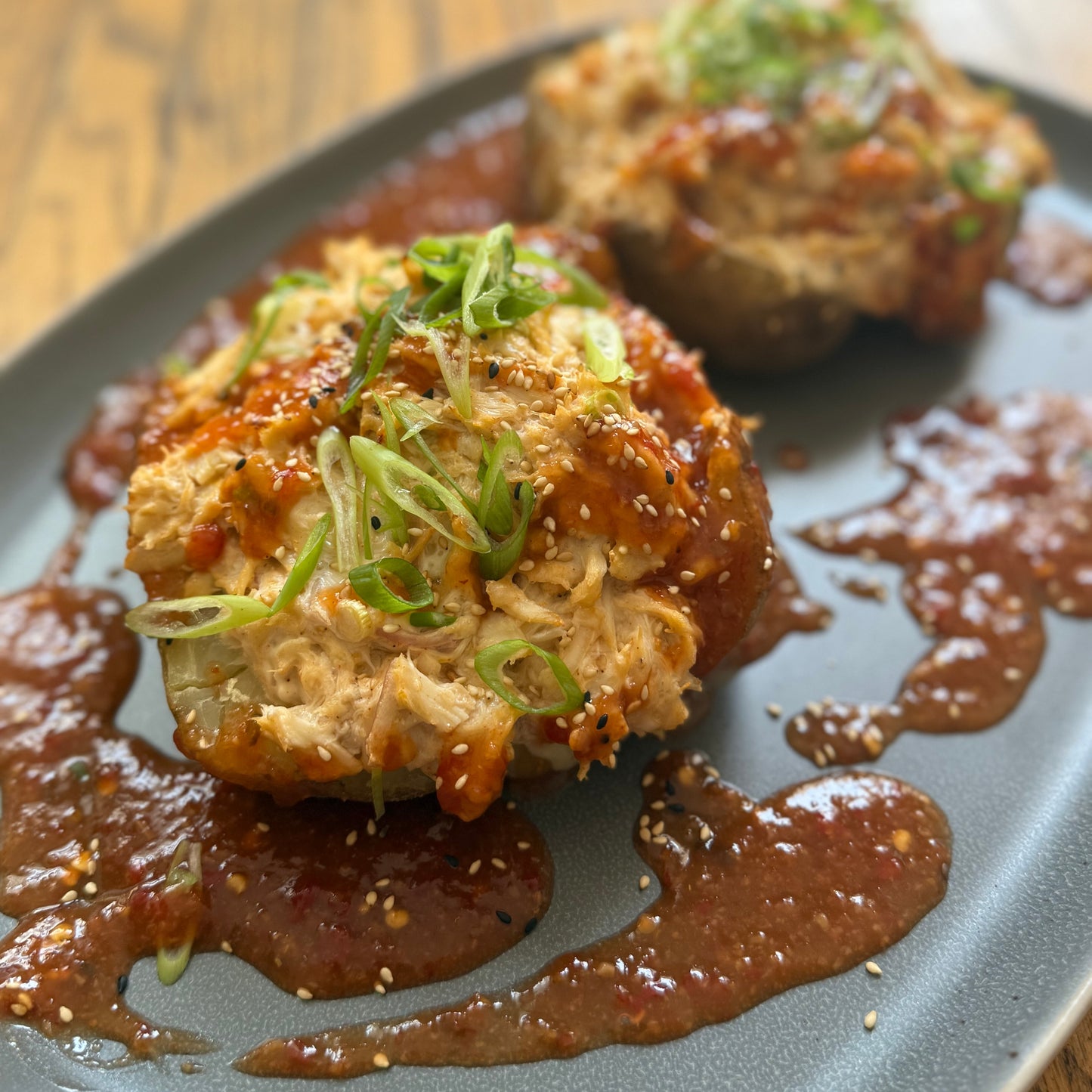 loaded potato crab rangoon