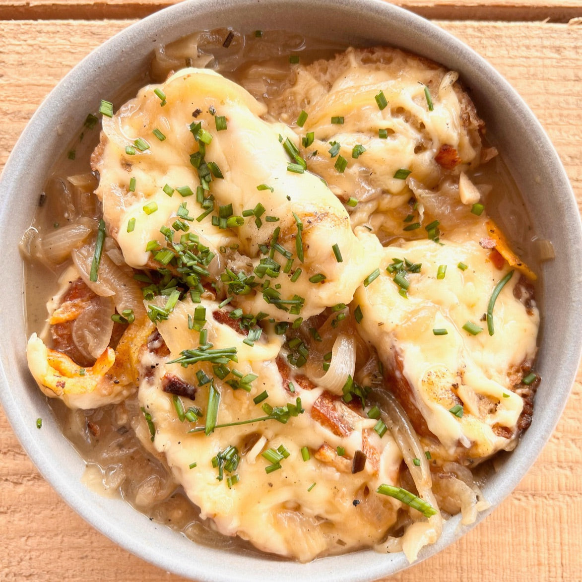smoked french onion soup 