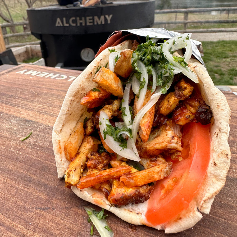 homemade chicken shawarma 