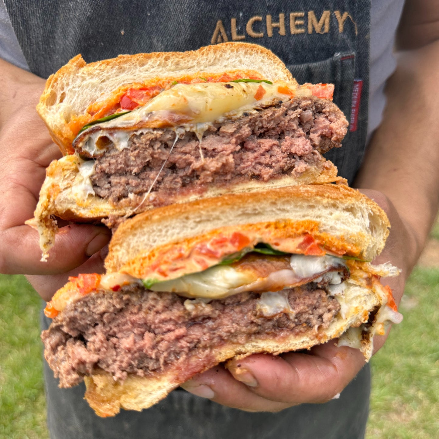 caciocavallo cheeseburger 