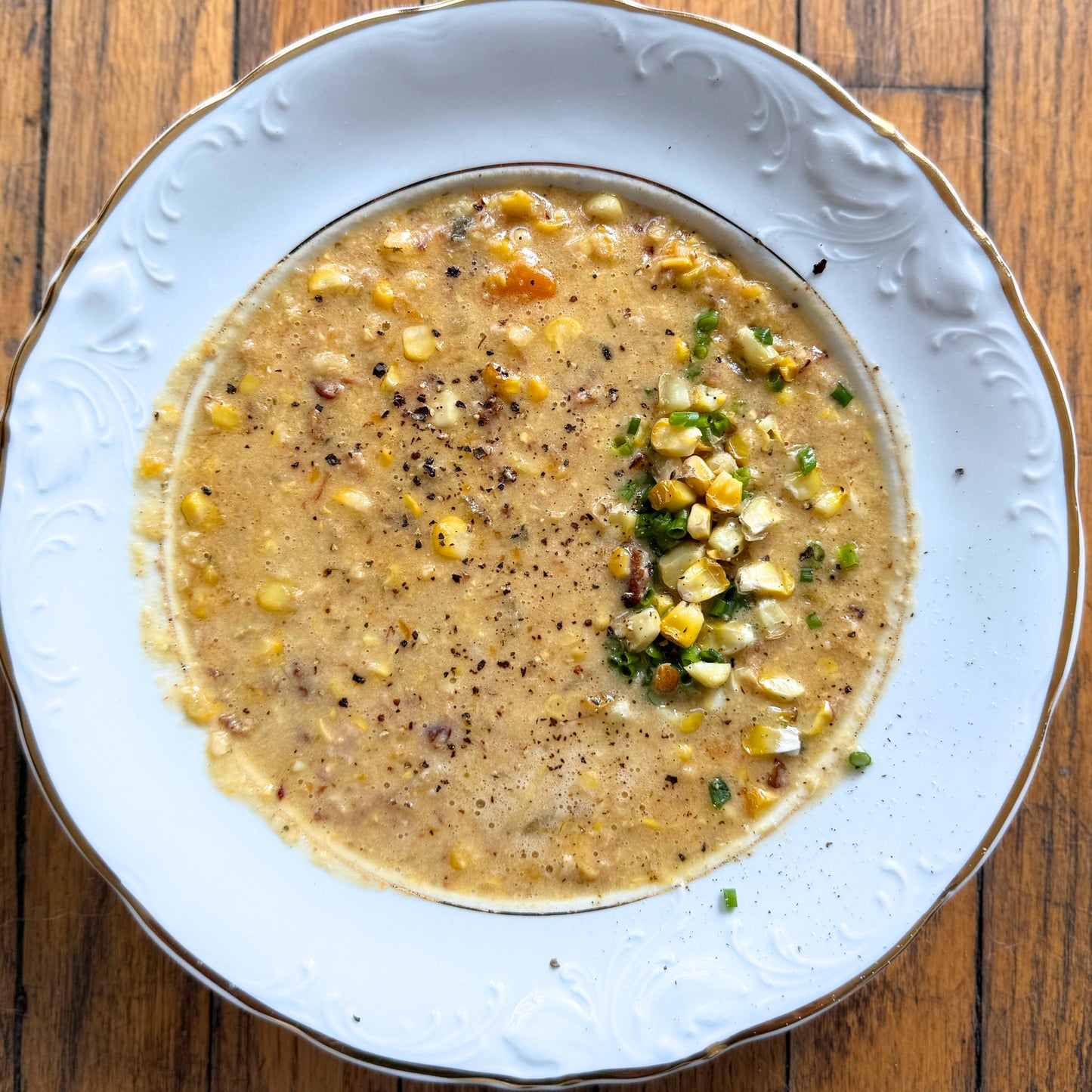 smoked corn chowder